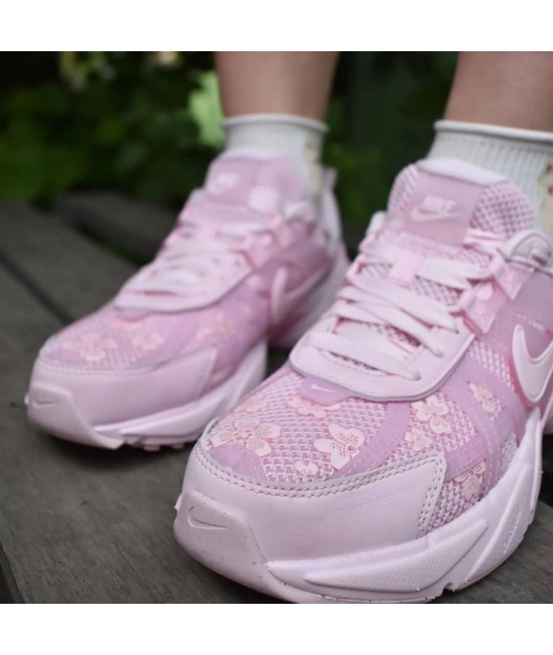 NIKE Розовые текстильные кроссовки, фото 8