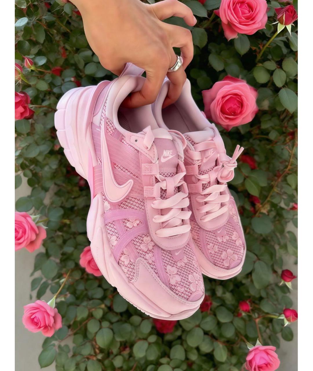 NIKE Розовые текстильные кроссовки, фото 7
