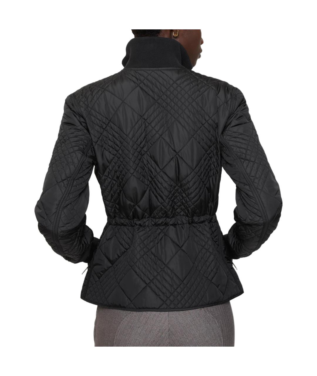 BURBERRY Черная полиамидовая куртка, фото 4