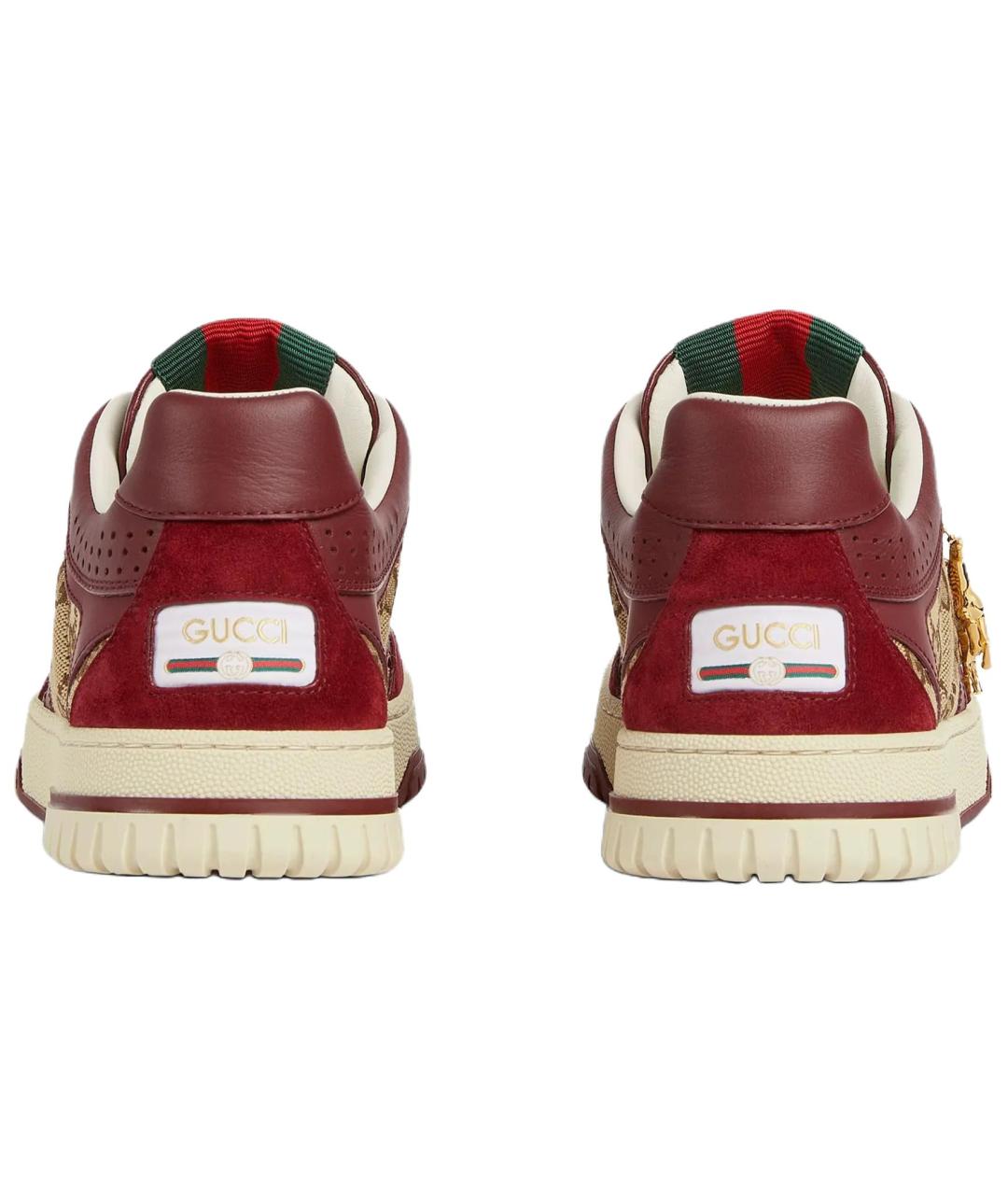 GUCCI Красные кроссовки, фото 4