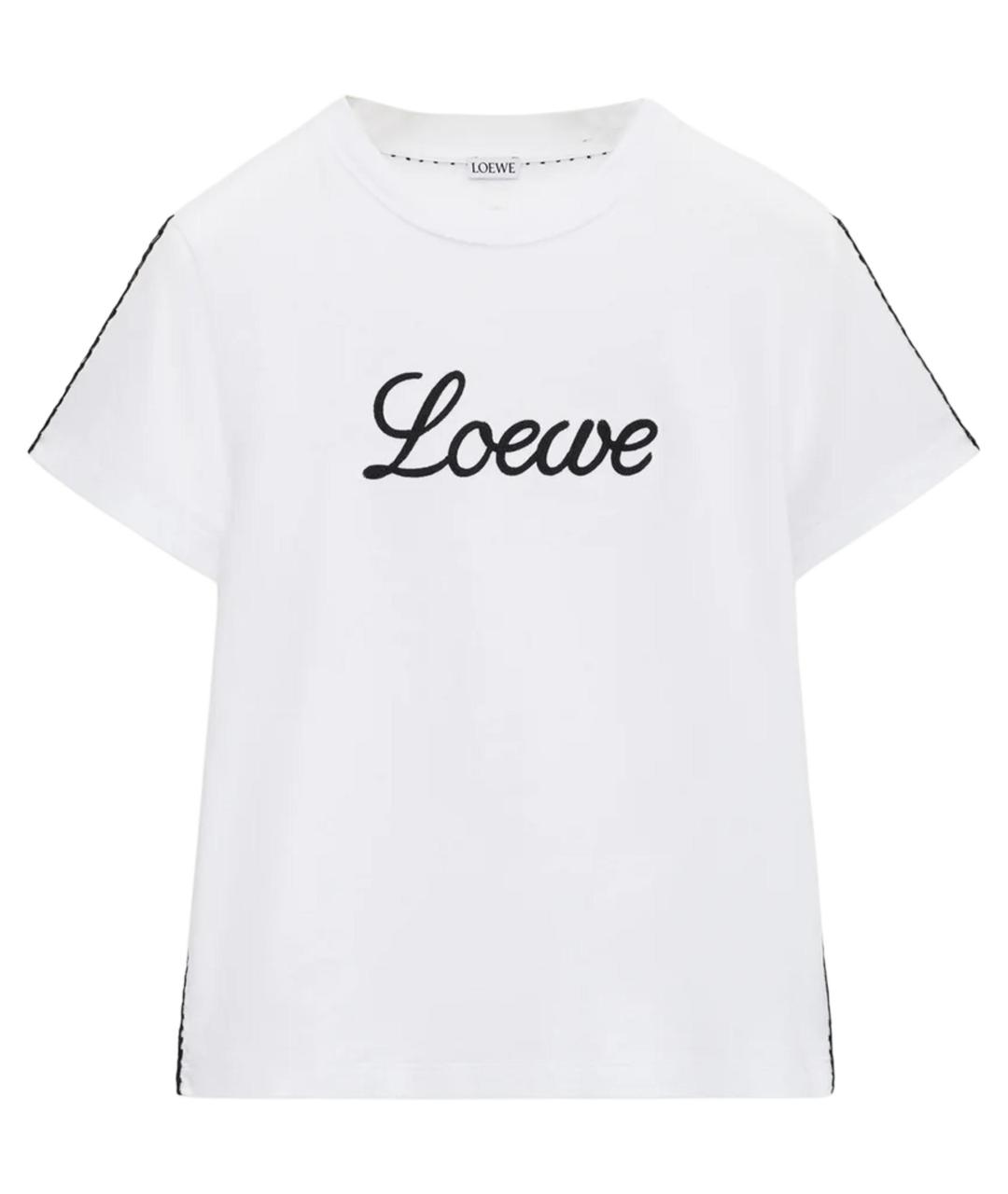 LOEWE Белая футболка, фото 1
