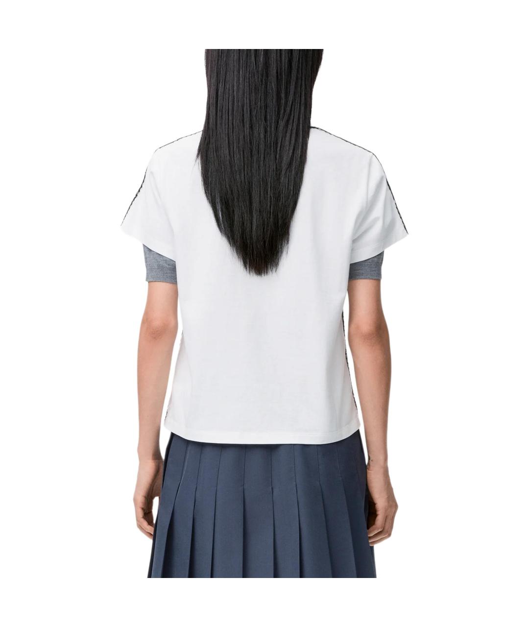 LOEWE Белая футболка, фото 4