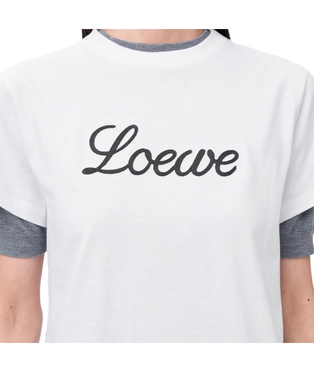 LOEWE Белая футболка, фото 5