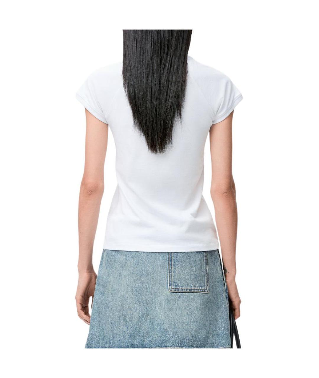 LOEWE Белая футболка, фото 4