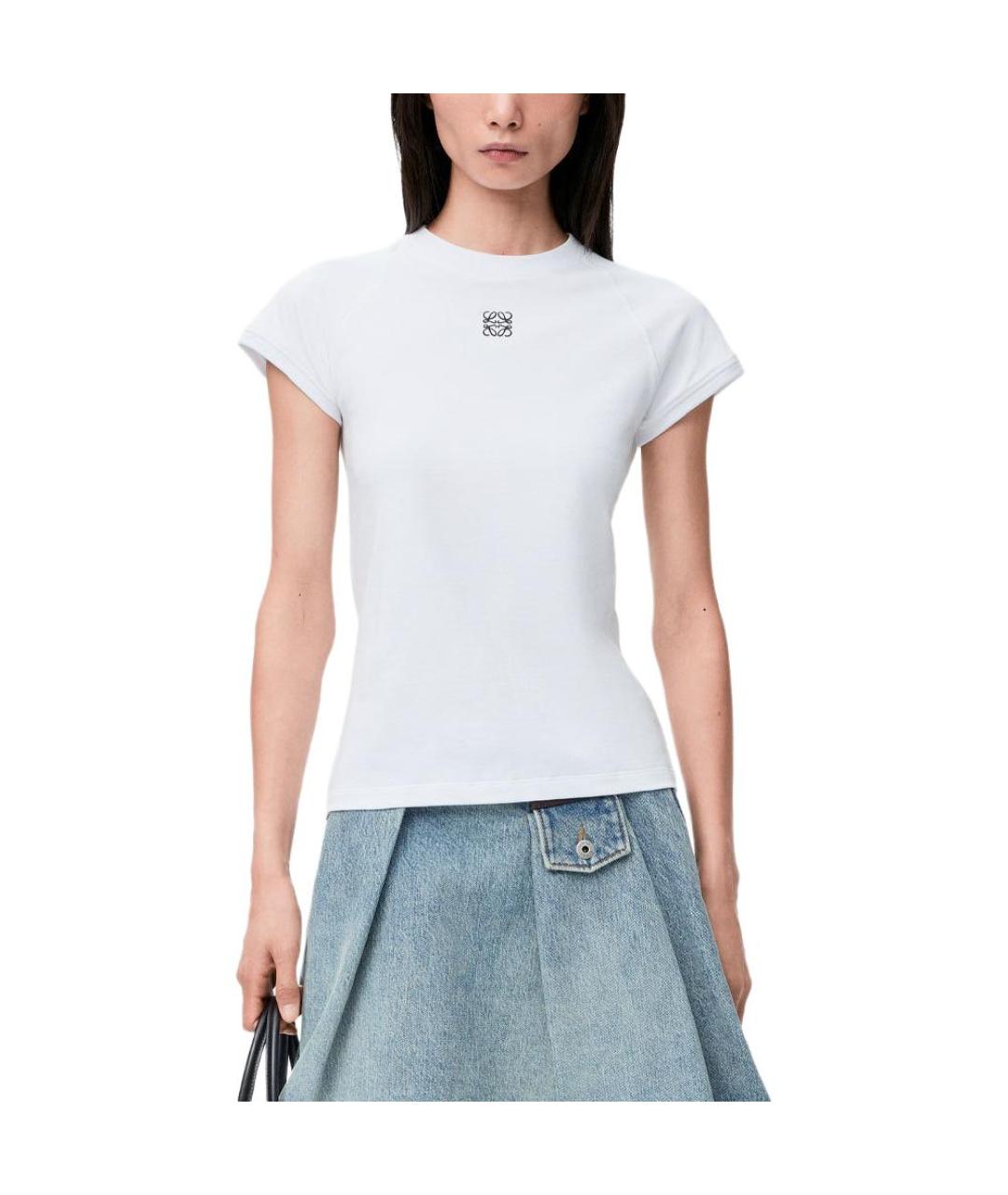 LOEWE Белая футболка, фото 3