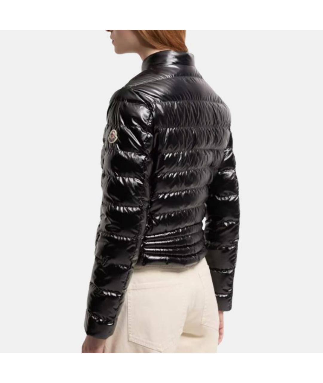 MONCLER Черный пуховик, фото 3