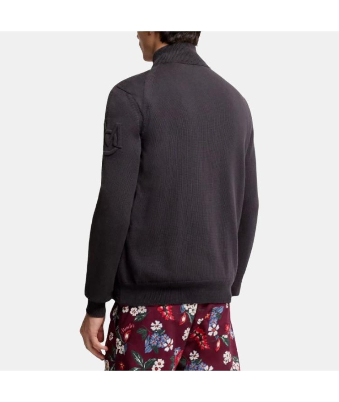 MONCLER Синий пуховик, фото 4