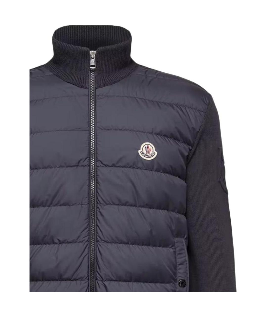 MONCLER Синий пуховик, фото 5