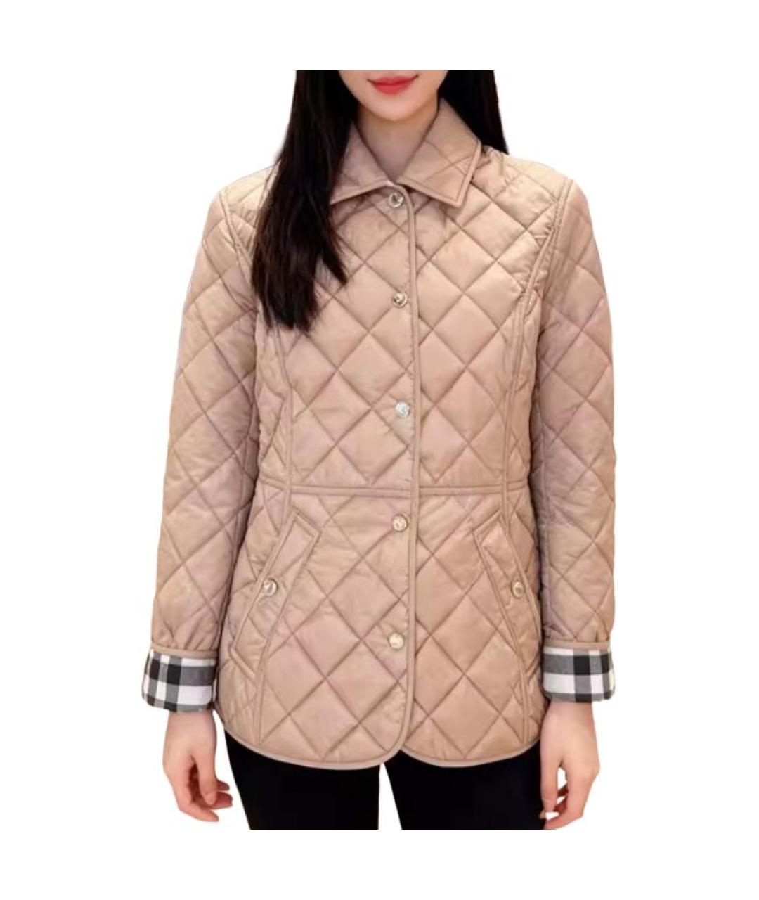 BURBERRY Хаки куртка, фото 4