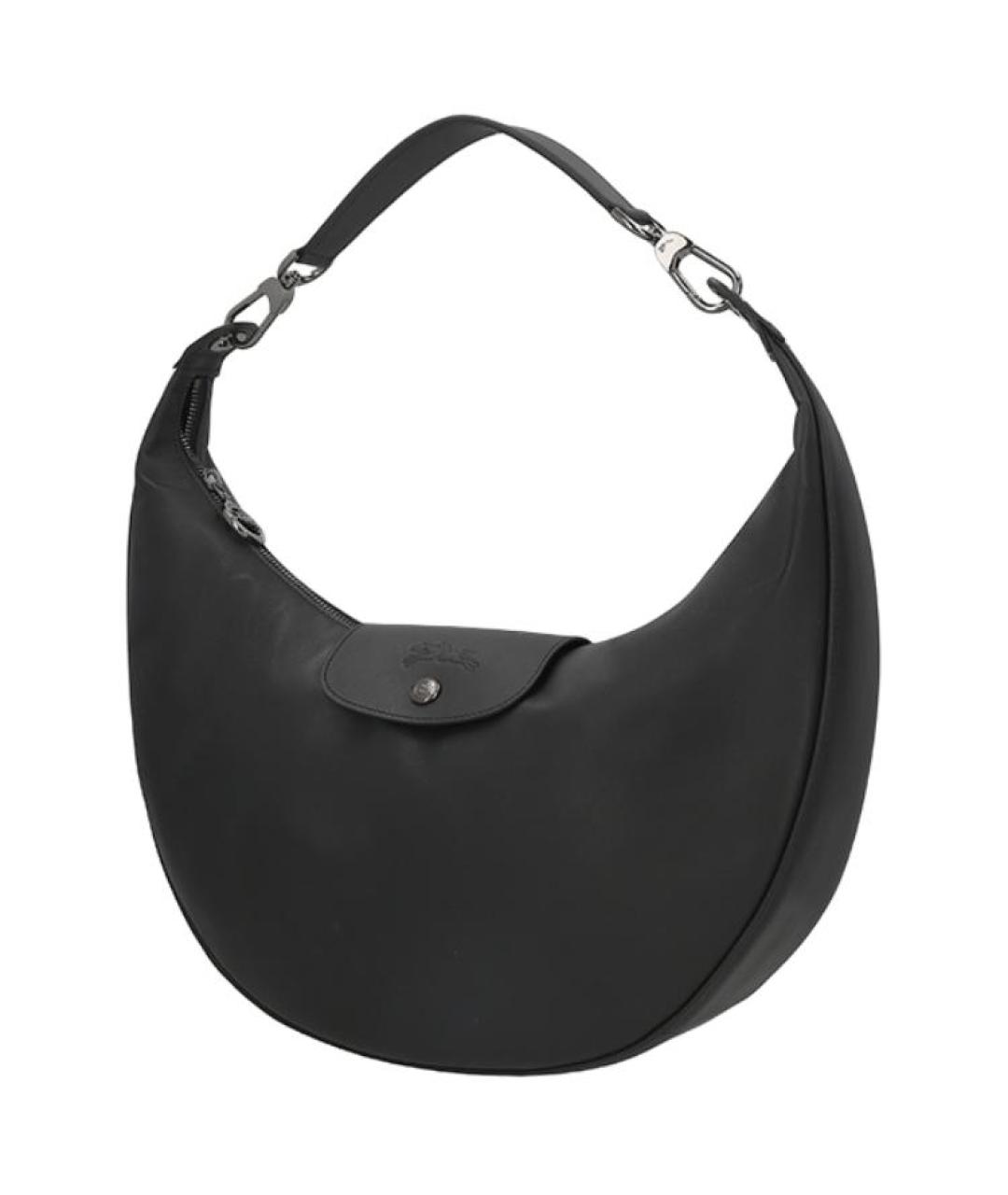 LONGCHAMP Черная сумка с короткими ручками, фото 2