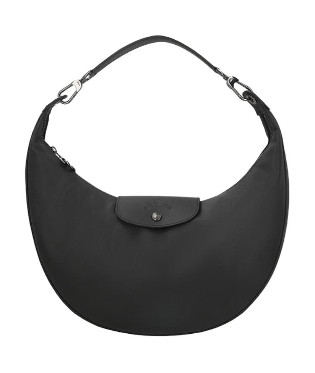 LONGCHAMP Черная сумка с короткими ручками, фото 1