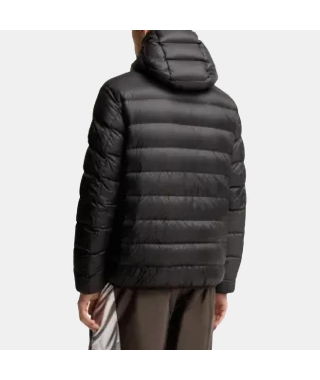 MONCLER Черный пуховик, фото 2