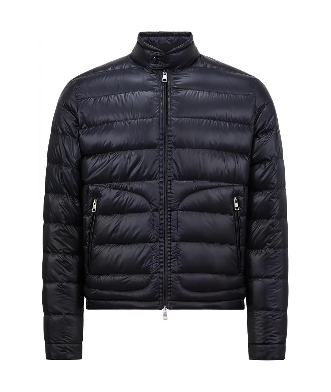 MONCLER Синий пуховик, фото 1