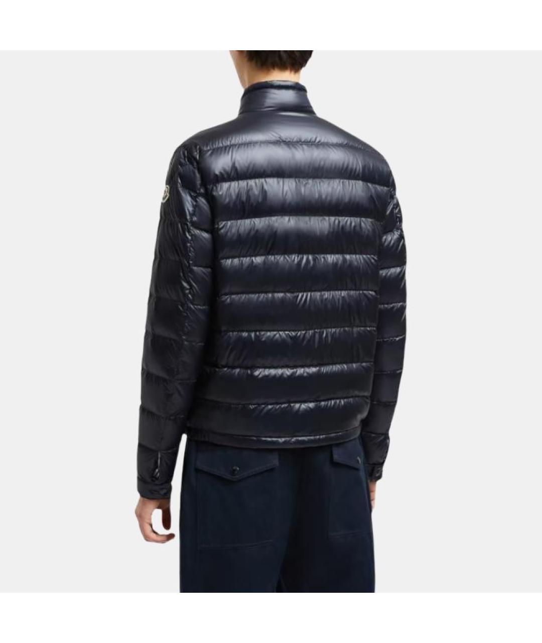 MONCLER Синий пуховик, фото 3