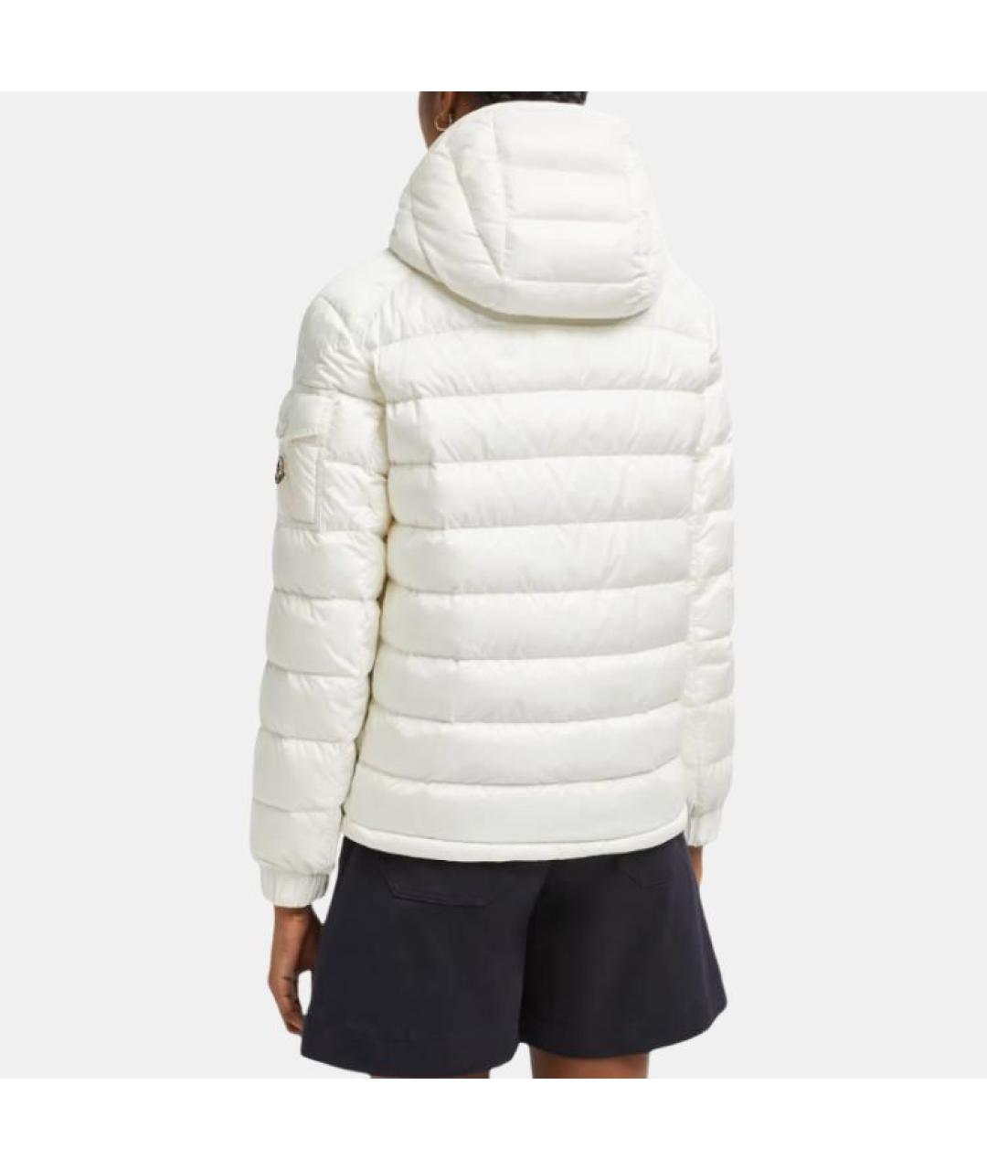 MONCLER Белый пуховик, фото 2