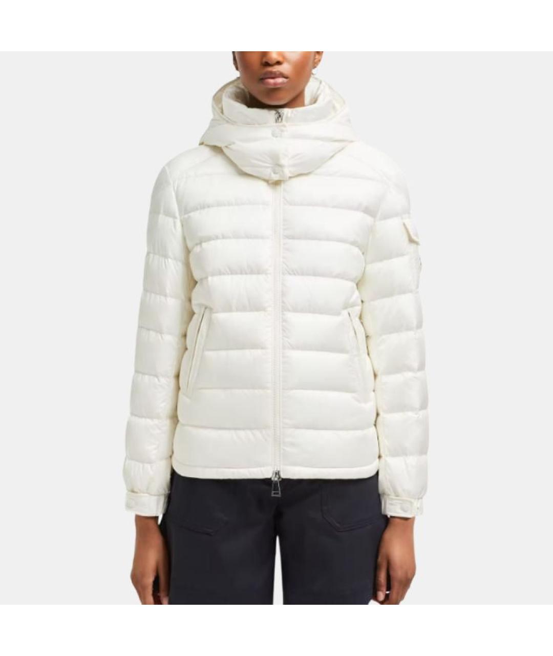 MONCLER Белый пуховик, фото 3