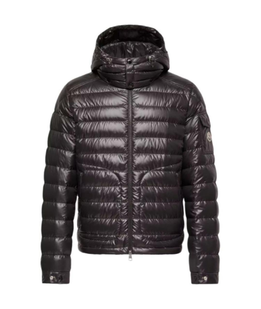 MONCLER Черная полиамидовая куртка, фото 1