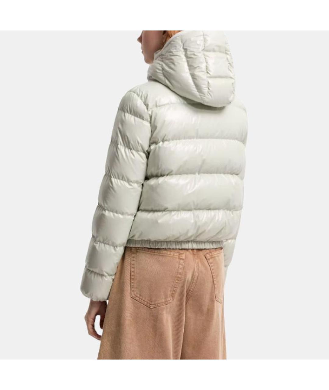 MONCLER Зеленый пуховик, фото 5