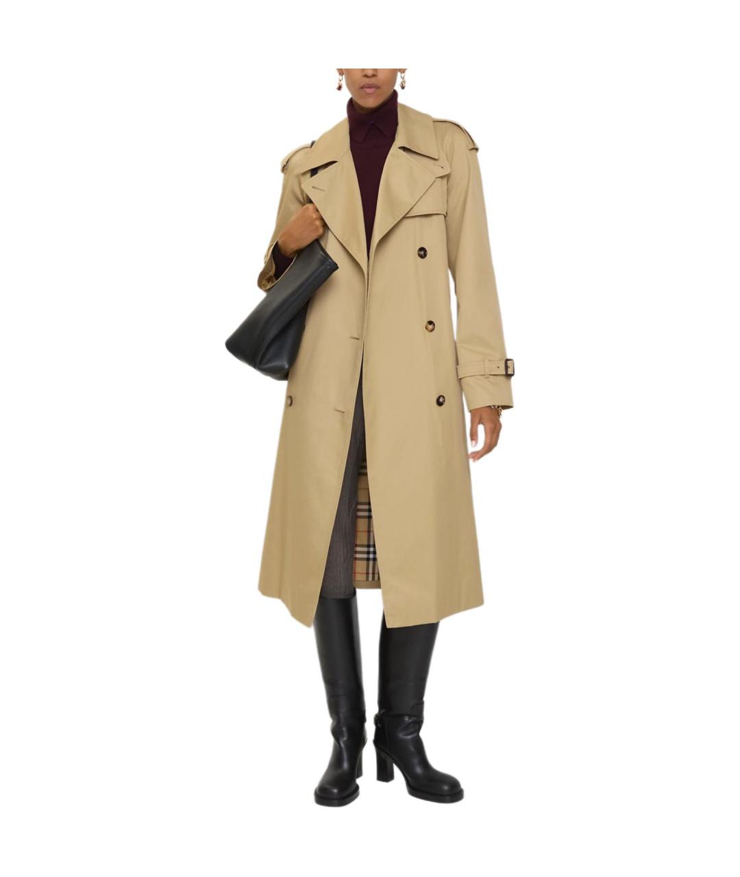 BURBERRY Бежевый тренч/плащ, фото 5