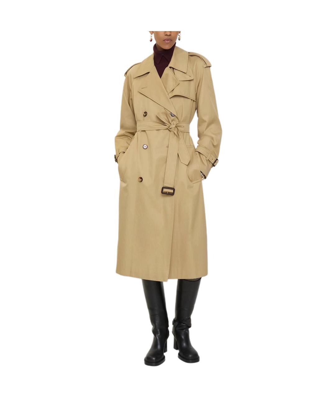 BURBERRY Бежевый тренч/плащ, фото 2