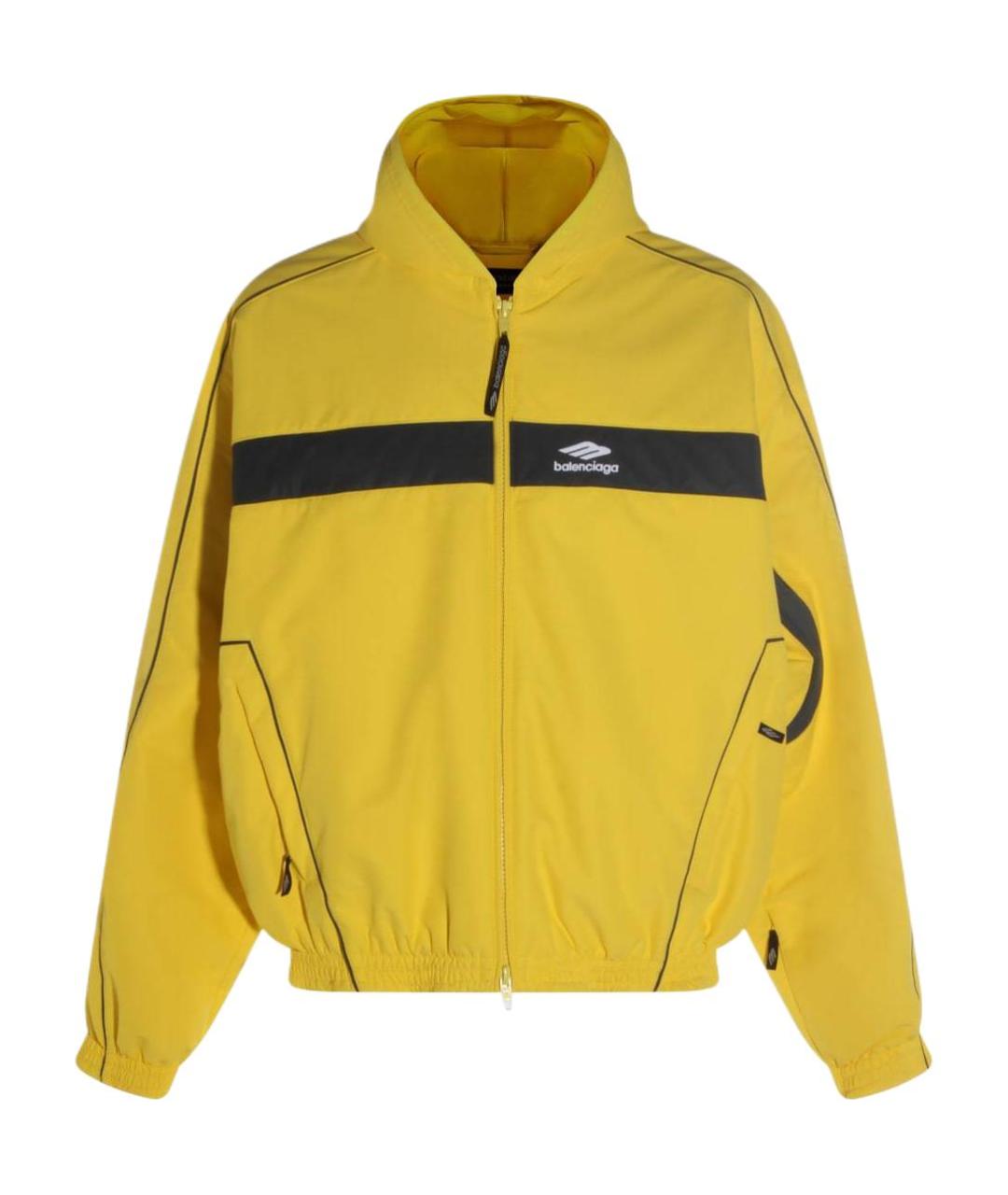 BALENCIAGA Желтый пуховик, фото 1