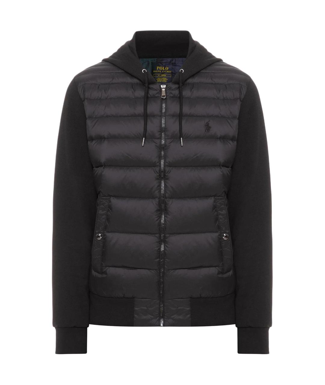 POLO RALPH LAUREN Черный пуховик, фото 1