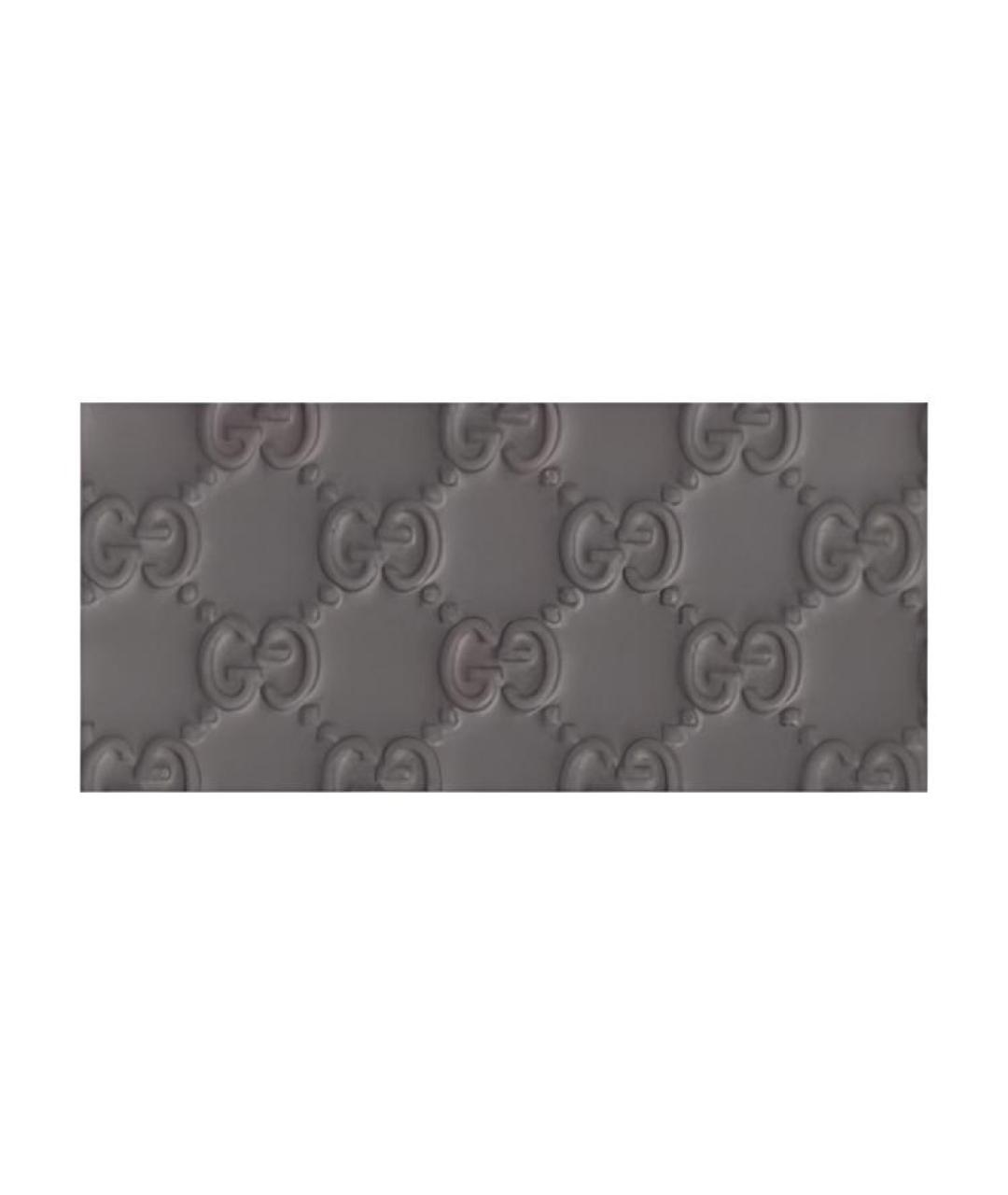 GUCCI Серый кожаный кошелек, фото 5