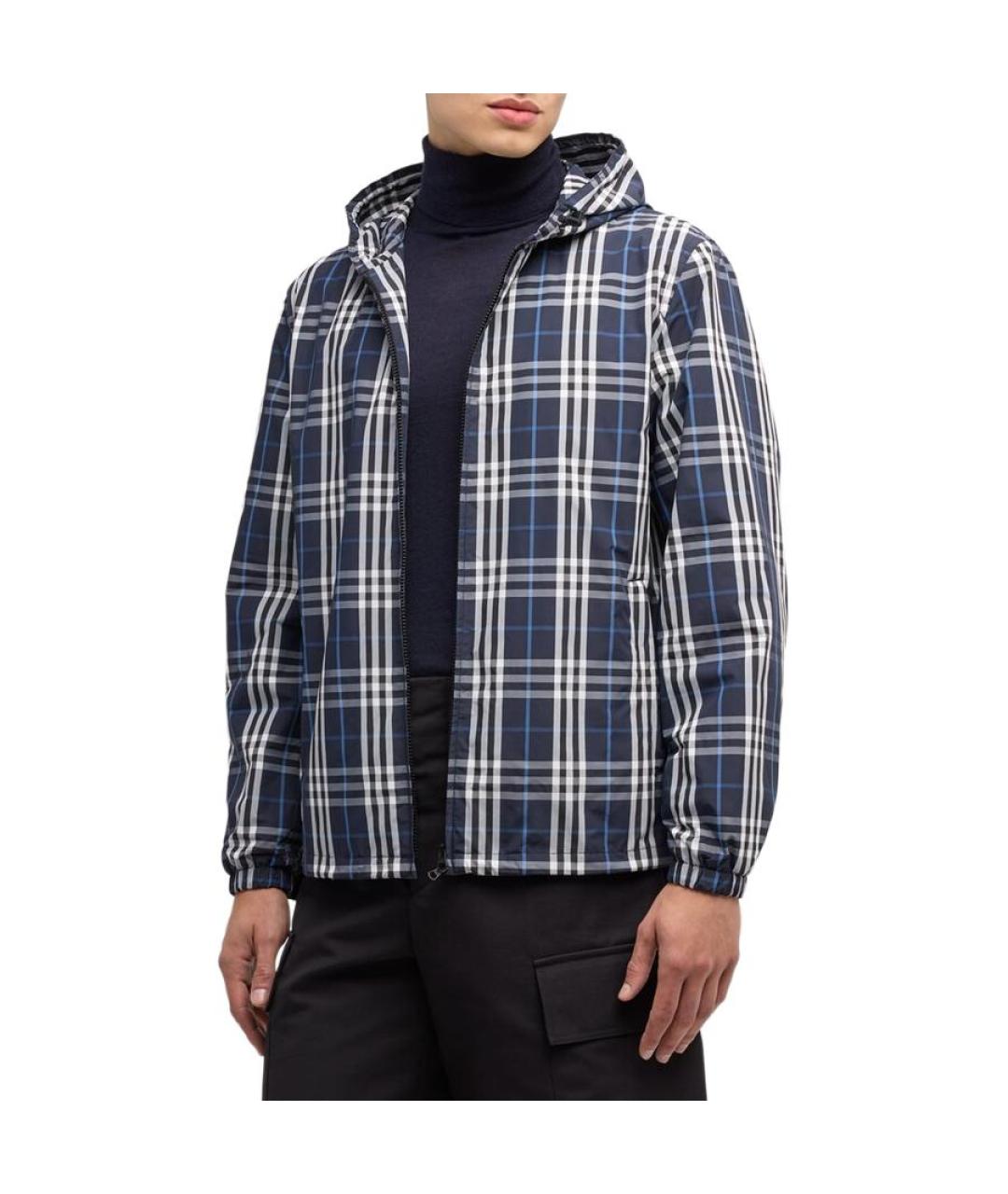 BURBERRY Синяя куртка, фото 3