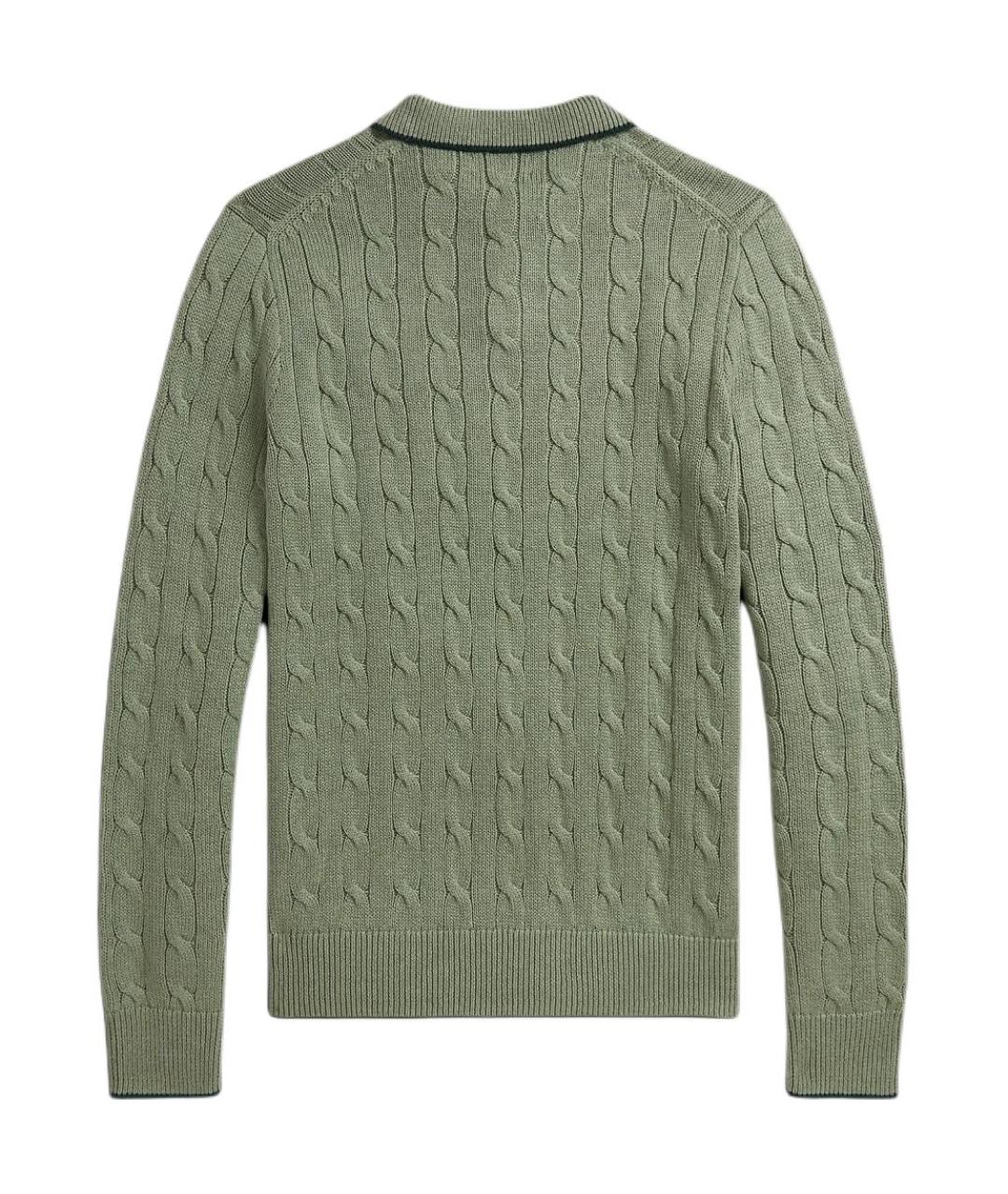 POLO RALPH LAUREN Зеленый джемпер / свитер, фото 2