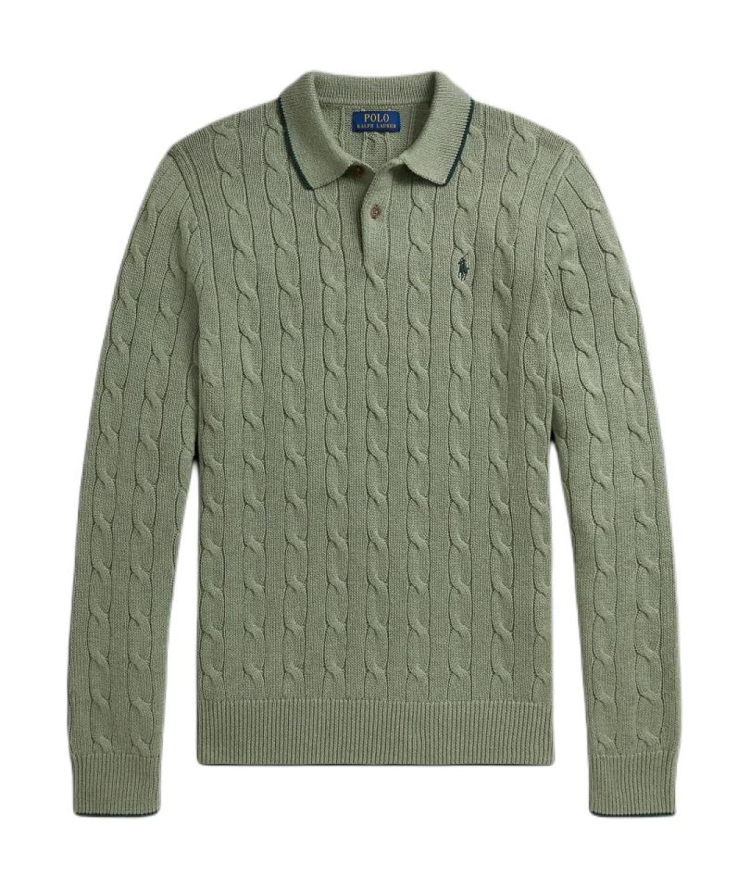 POLO RALPH LAUREN Зеленый джемпер / свитер, фото 1