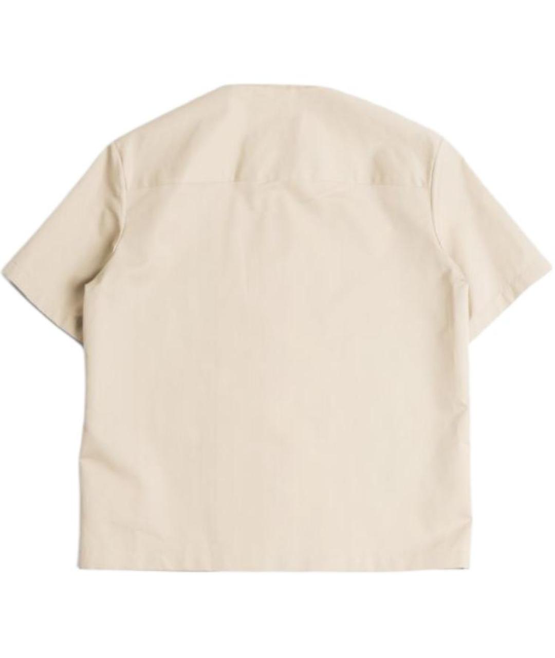 JIL SANDER Бежевая кэжуал рубашка, фото 2