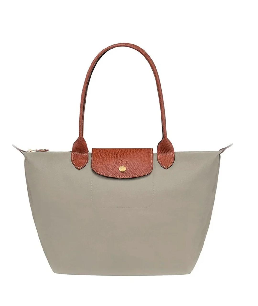 LONGCHAMP Серая сумка через плечо, фото 1