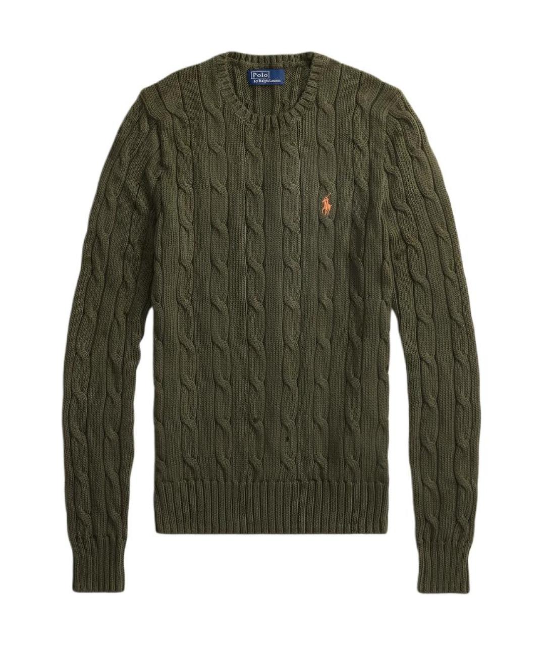 POLO RALPH LAUREN Зеленый джемпер / свитер, фото 1