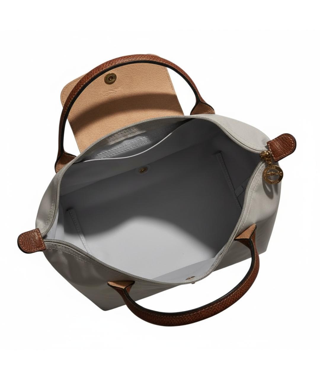 LONGCHAMP Серая сумка через плечо, фото 5