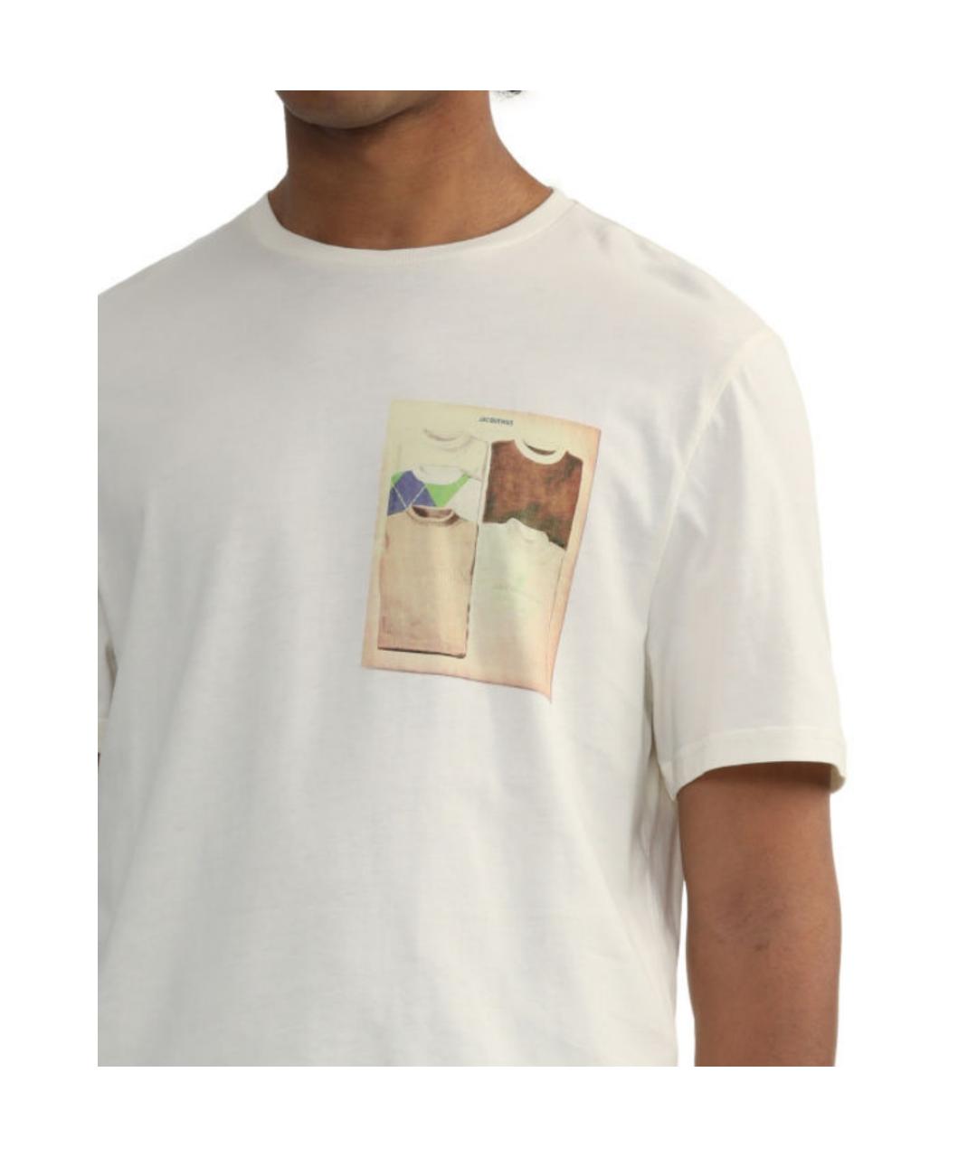 JACQUEMUS Белая футболка, фото 5