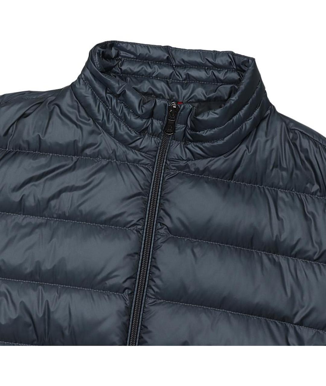 MONCLER Синий пуховик, фото 3