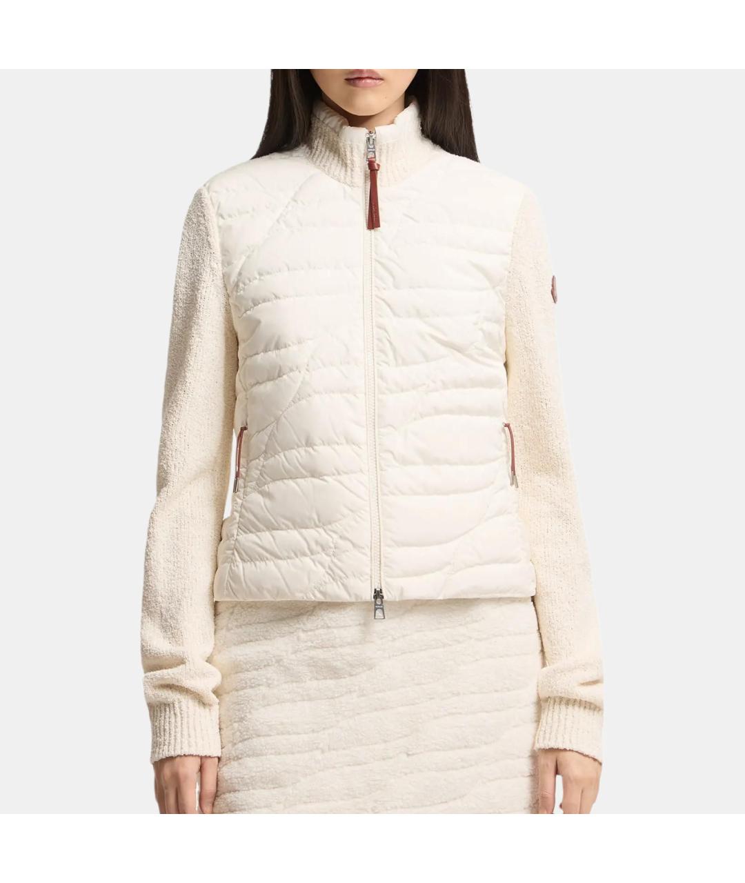 MONCLER Белая куртка, фото 2