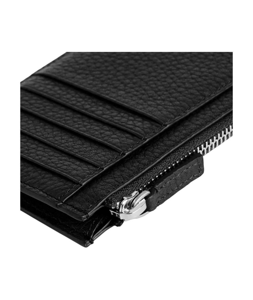 BALENCIAGA Черный кожаный кардхолдер, фото 4