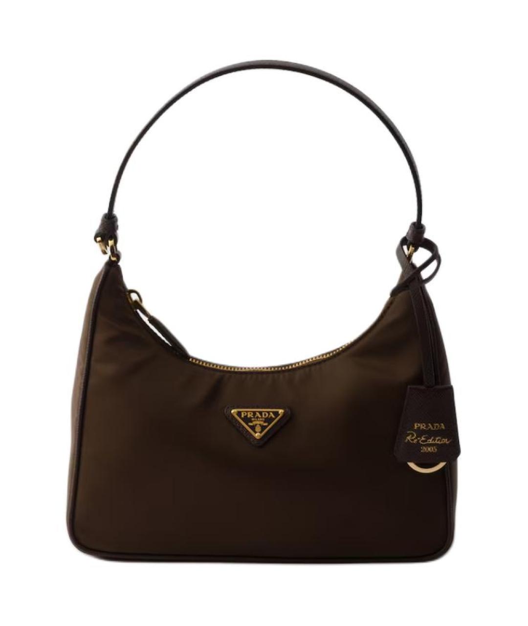 PRADA Коричневая сумка через плечо, фото 1