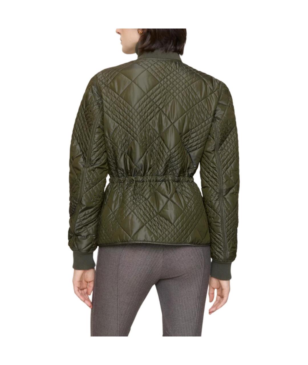 BURBERRY Хаки полиамидовая куртка, фото 4