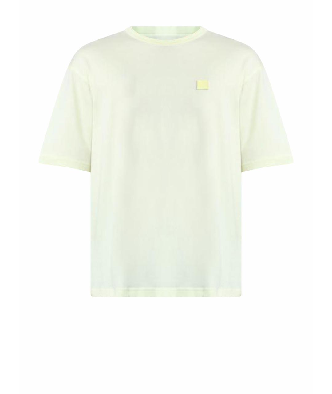 ACNE STUDIOS Желтая футболка, фото 1