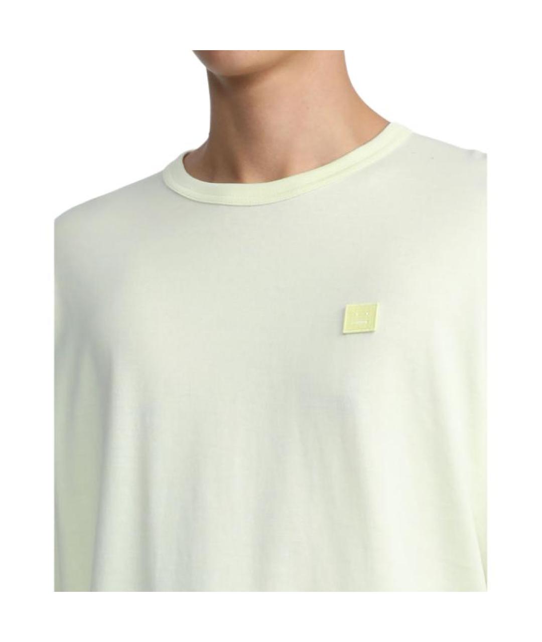 ACNE STUDIOS Желтая футболка, фото 3
