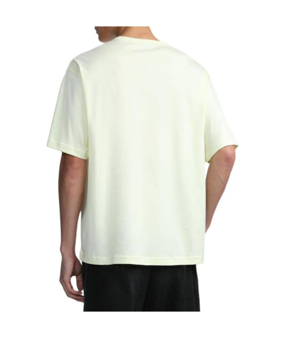 ACNE STUDIOS Желтая футболка, фото 2