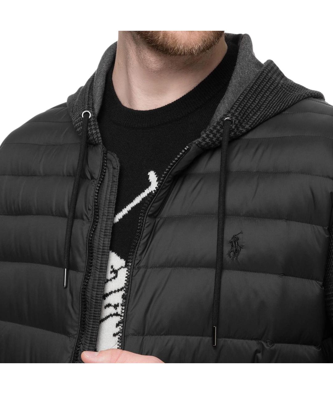 POLO RALPH LAUREN Черная полиамидовая куртка, фото 5