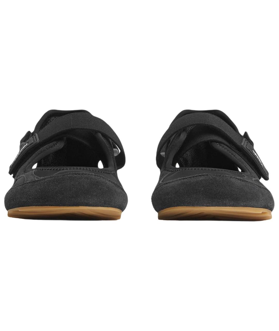 BOTTEGA VENETA Черные кожаные кроссовки, фото 2