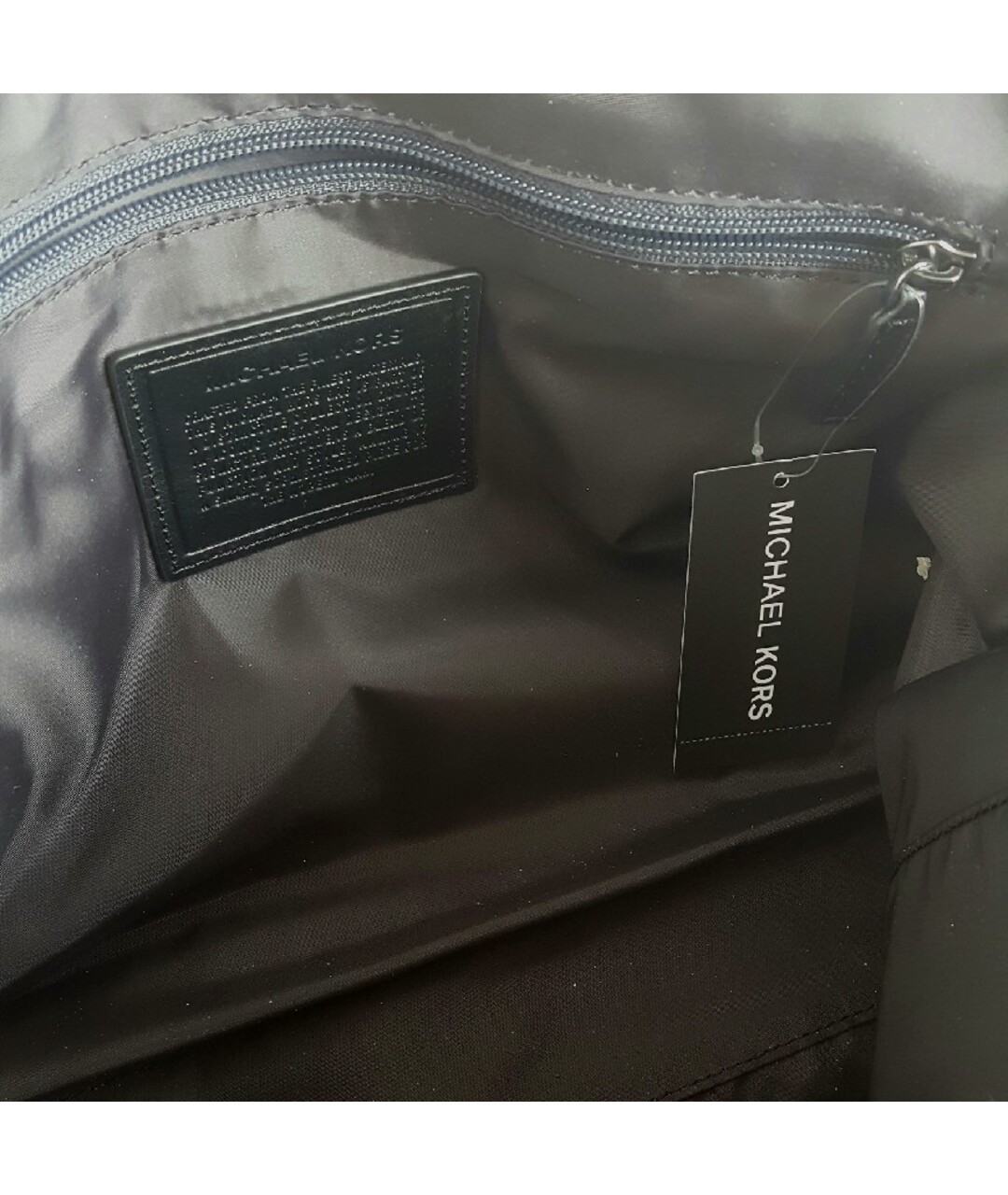 MICHAEL KORS Черная тканевая сумка на плечо, фото 5