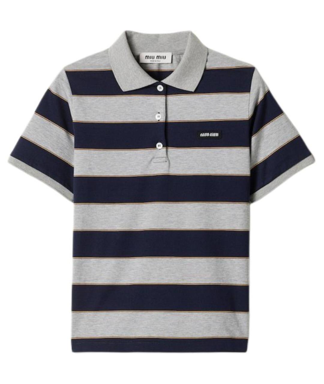 MIU MIU Синяя рубашка, фото 1