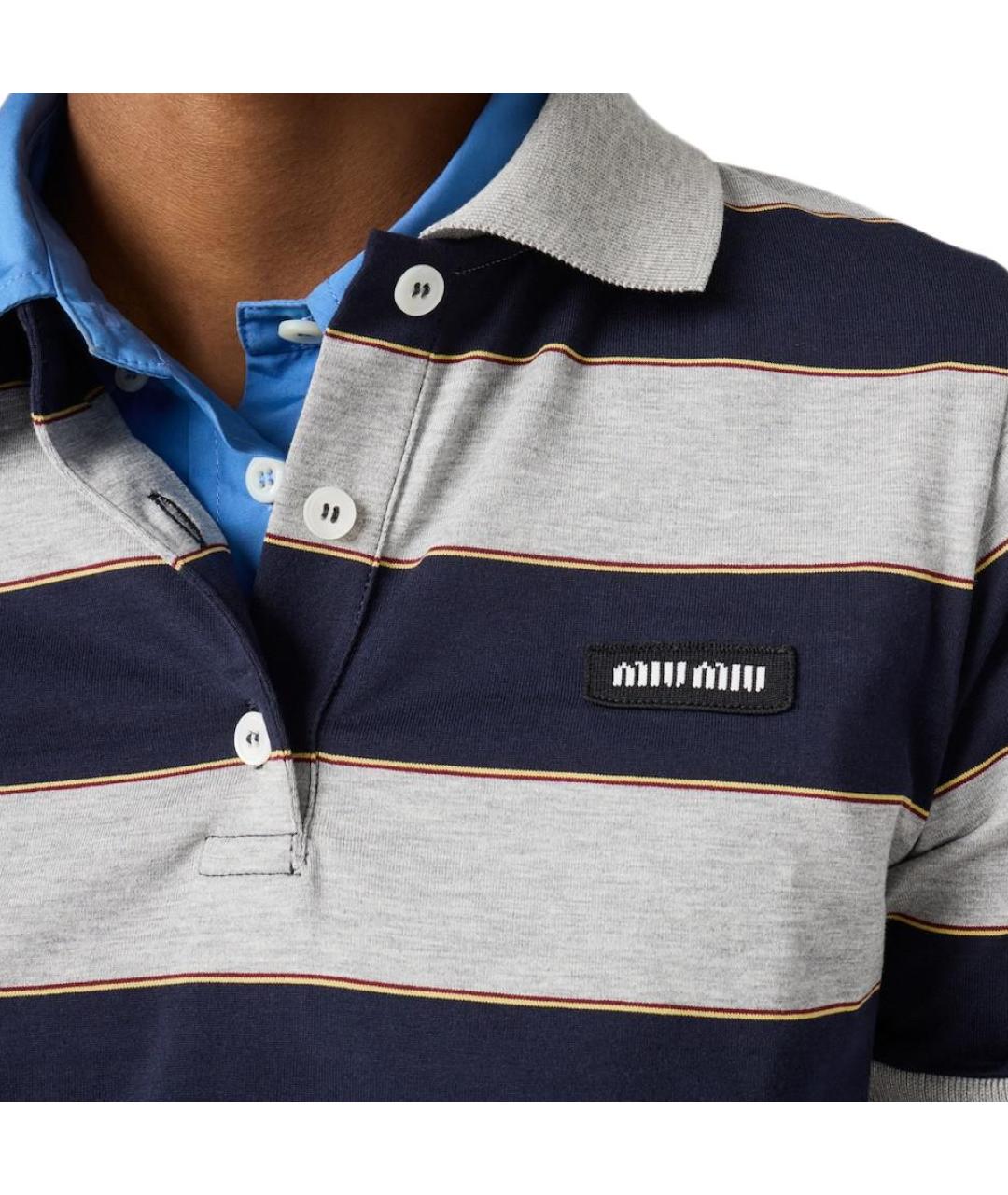 MIU MIU Синяя рубашка, фото 5