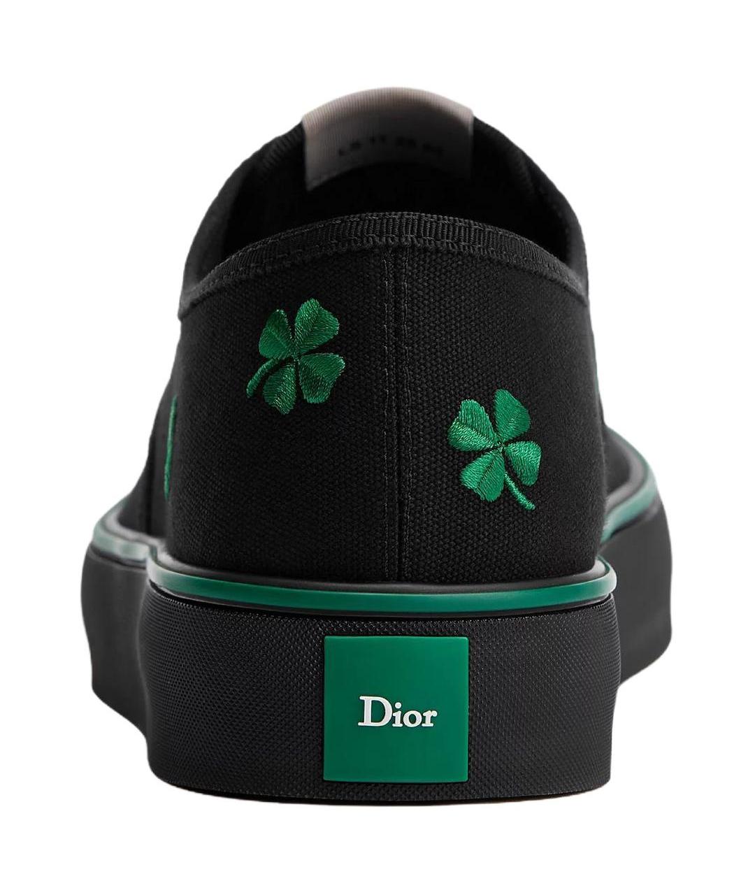 CHRISTIAN DIOR Черные низкие кроссовки / кеды, фото 5