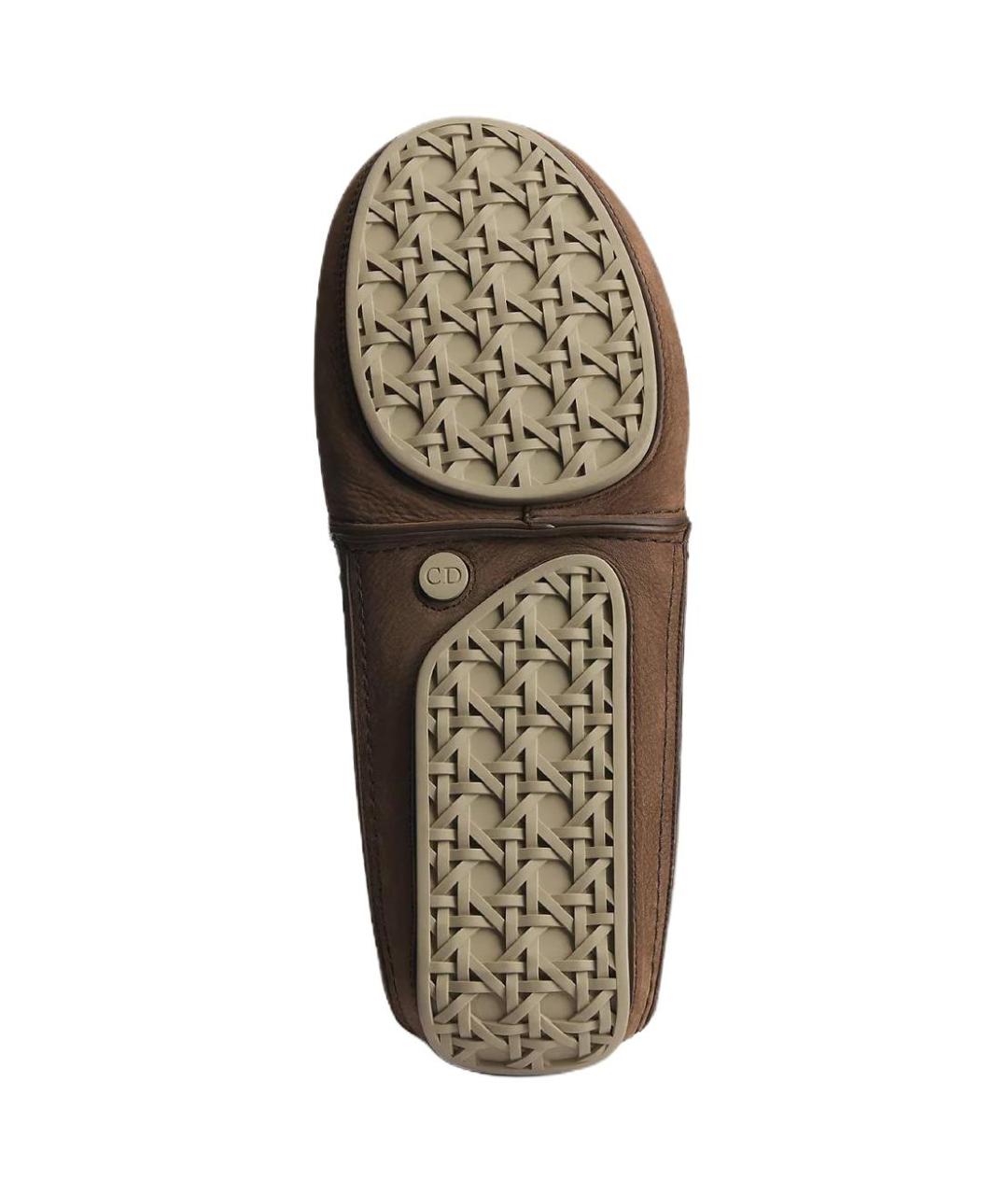 CHRISTIAN DIOR Коричневые низкие ботинки, фото 5